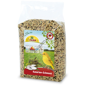 Пълноценна храна за Канарчета, 1 кг. - JR FARM canarie-feast Пълноценна храна за Канарчета, 1 кг. - JR FARM canarie-feast