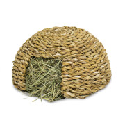 Малко иглу от 100% натурална трева за малки Гризачи 200 гр. - JR FARM Grass igloo small