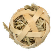 Естествена играчка за активни и щастливи Гризачи, 5 см. - Trixie Bamboo Ball
