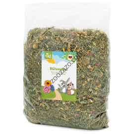 Ливадно сено с цветя за зайци и гризачи, 500 гр. - JR FARM Flower Meadow