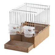Клетка за малки Птички - изложбена, транспортна и друго 24 x 16 x 20 см. - 2GR