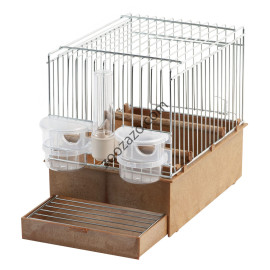 Клетка за малки Птички - изложбена, транспортна и друго 24 x 16 x 20 см. - 2GR