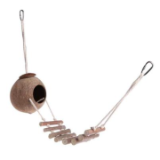 Кокосова къща със стълба за Птици 67 см. - Benelux