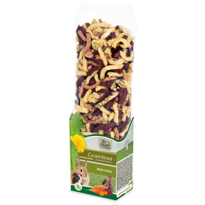 Лакомство JR Farm, беззърнести пръчици от ряпа за Гризачи 125 гр. - JR Grainless Turnip Sticks