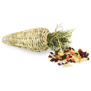 Лакомство-морков от бананови сушени листа за Гризачи 125 гр. - JR FARM Stuffed Nibble-Carrot
