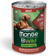 Консерва Dog Bwild Grain Free Lamb - агнешко с тиква и зеленчуци 400 гр.