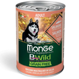 Консерва Dog Bwild Grain Free Salmon - сьомга с тиква и зеленчуци 400 гр.