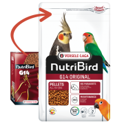 Versele Laga NUTRIBIRD - пълноценна екструдирана храна за средни папагали 1 кг.