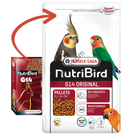 Versele Laga NUTRIBIRD - пълноценна екструдирана храна за средни папагали 1 кг.