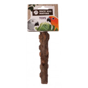 Естествена релефна кацалка за папагали, 15 х Ø 2 см. - Back Zoo Nature Pepper Wood Perch Small
