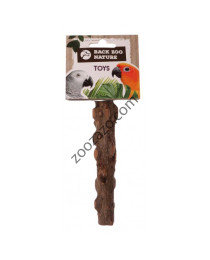 Естествена релефна кацалка за папагали, 15 х Ø 2 см. - Back Zoo Nature Pepper Wood Perch Small