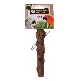 Естествена релефна кацалка за папагали, 15 х Ø 2 см. - Back Zoo Nature Pepper Wood Perch Small