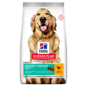 Hill's Science Plan Canine Adult Perfect Weight Large Breed храна с пилешко за наднормено тегло 12 кг.