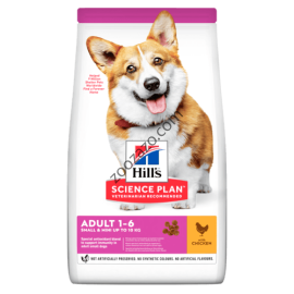 Hill’s Science Plan Canine Adult - дребни породи на възраст от 1 до 6 години 7 кг.