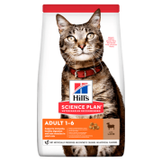 Hill's Science Plan Adult - с агнешко и ориз за Котки 1.5 кг.