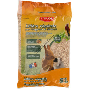 Царевична постеля за Гризачи без аромати, 5 л. - TYROL Vegetable Bedding Mais Царевична постеля за Гризачи без аромати, 5 л. - TYROL Vegetable Bedding Mais