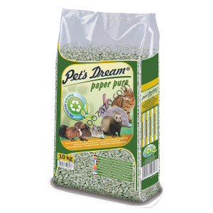 Хартиена целулозна постеля за Гризачи, Котки и Птици, 20 литра - Pets Dream Paper Pure